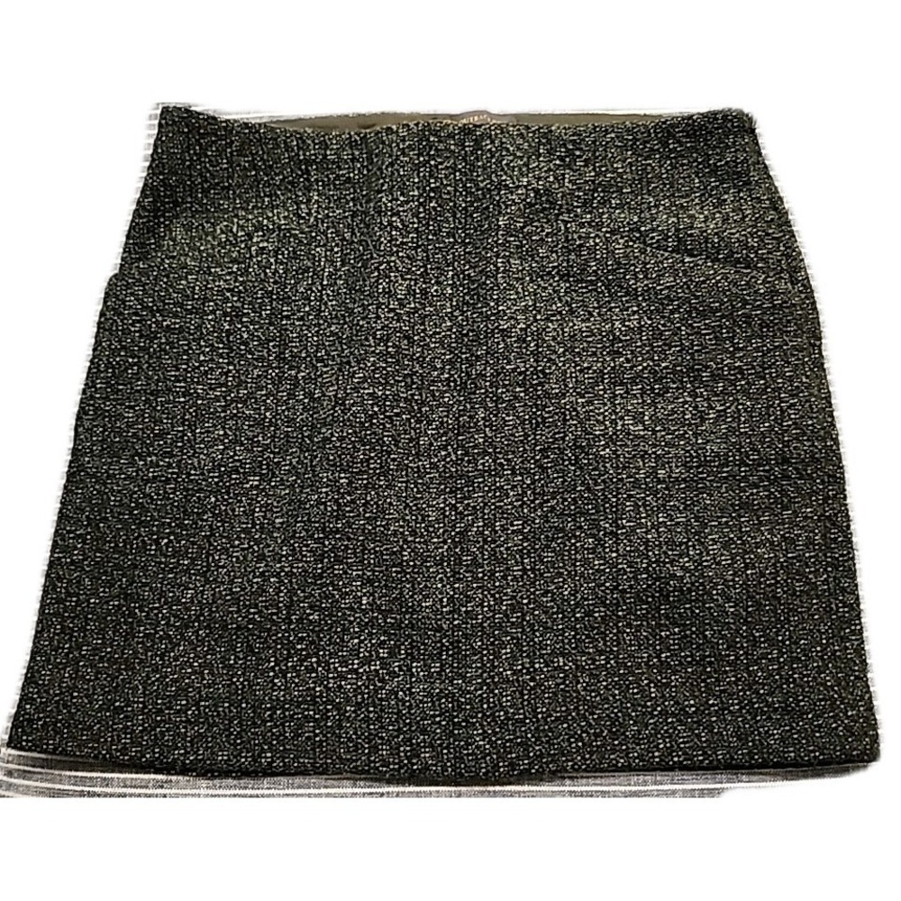 Outback Red Green Wool Blend Tweed Mini Skirt Fully Lined Size 8